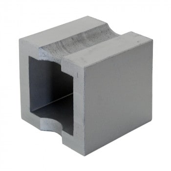 マツモト産業 瓦製品 いぶしブロック150（溝有りタイプ） type2 150x150mm
