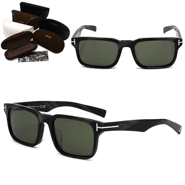 サングラス FT1148-D/S 63N 53 サングラス ブラック グリーン EYEWEAR アジアンフィット メンズ レディース ユニセックス