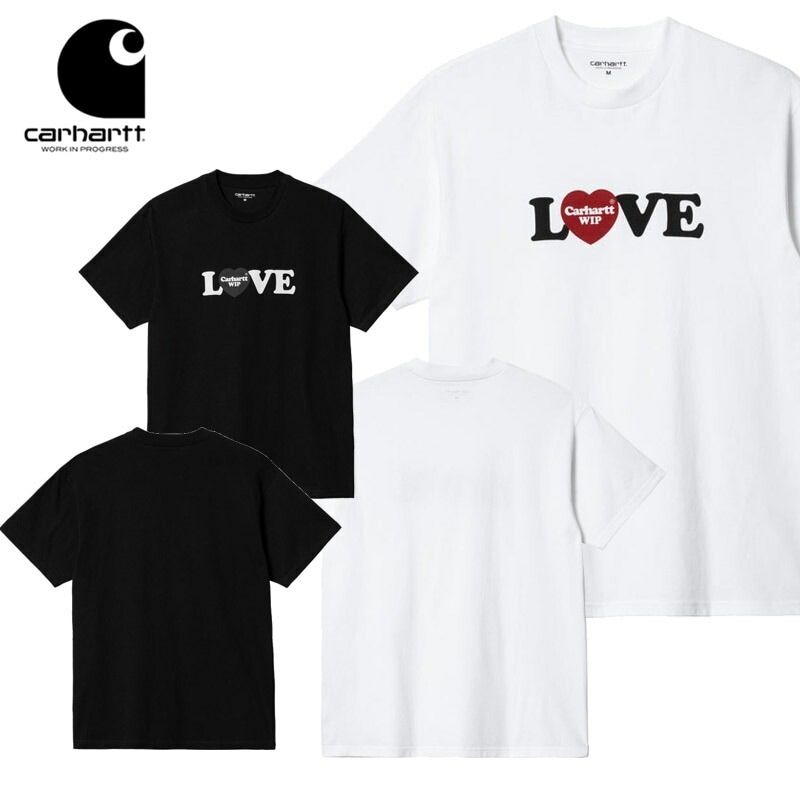 カーハート ダブリューアイピー Carhartt WIP S S LOVE T-SHIRT i032179 メンズ 半袖 ハートロゴ Tシャツ カットソー