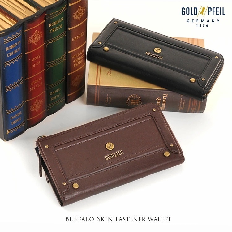 [GOLDPFEIL]バッファローレザーL字長財布