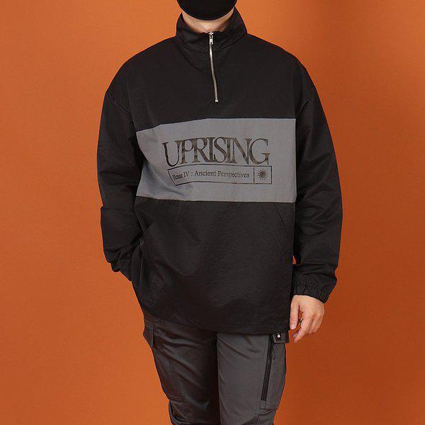 WML男性ビッグサイズライジングハーフジップアノラック3XL
