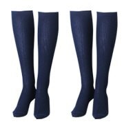 エロかっこいい歌姫愛用！ボンボラン段階圧縮ハイソックス（紺２足組）smtb-s