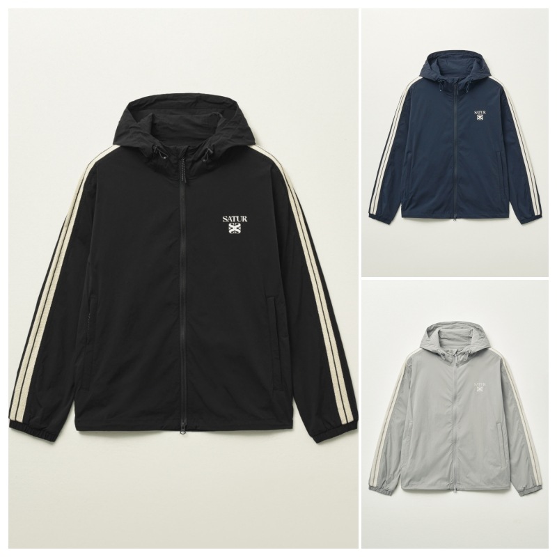 【SATUR】 LAWTON PACKABLE WINDBREAKER : 3COLORS