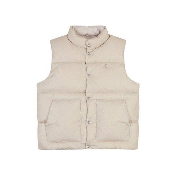 チョッキ CQK KQFC-BS61370EC ダウンベスト 6137 エクリュ