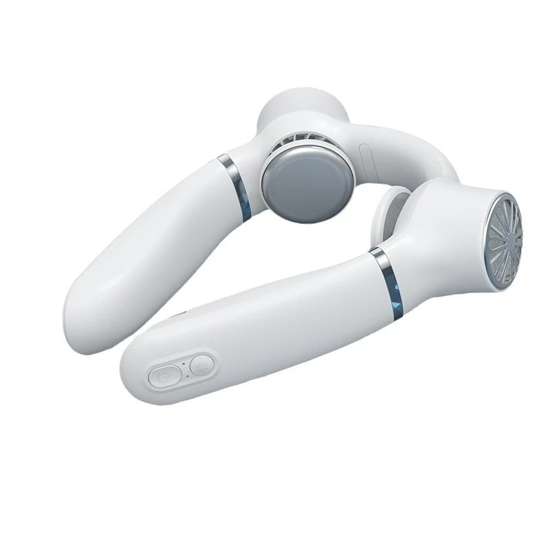 【自社生産】２点８９０円FF首掛け扇風機 羽なし 携帯扇風機 ネッククーラー 扇風機 ハンズフリー扇風機 Type-C充電 半導体冷却 風量3段階調節 4000mAh大容量バッテリー 時