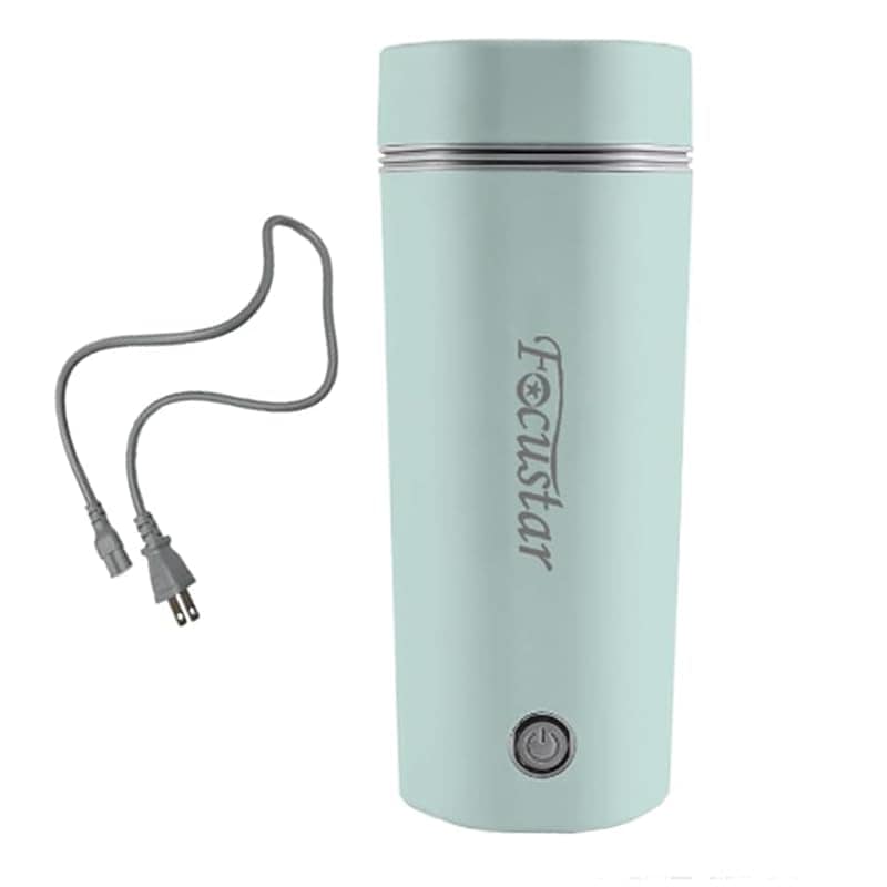 即納：Focustar 電気ケトル 小型 ポータブルケトル 350ML 300W 低消費電力 ポータブル電源で使用可能 トラベルケトル 8分で早く沸騰 沸騰したら自動OFF 空焚き防止 お湯が沸かせる