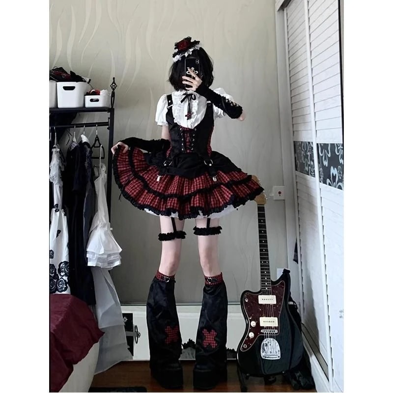 【3日出荷】 甘辛ロリータ アイドルステージ衣装 アメリカン学園