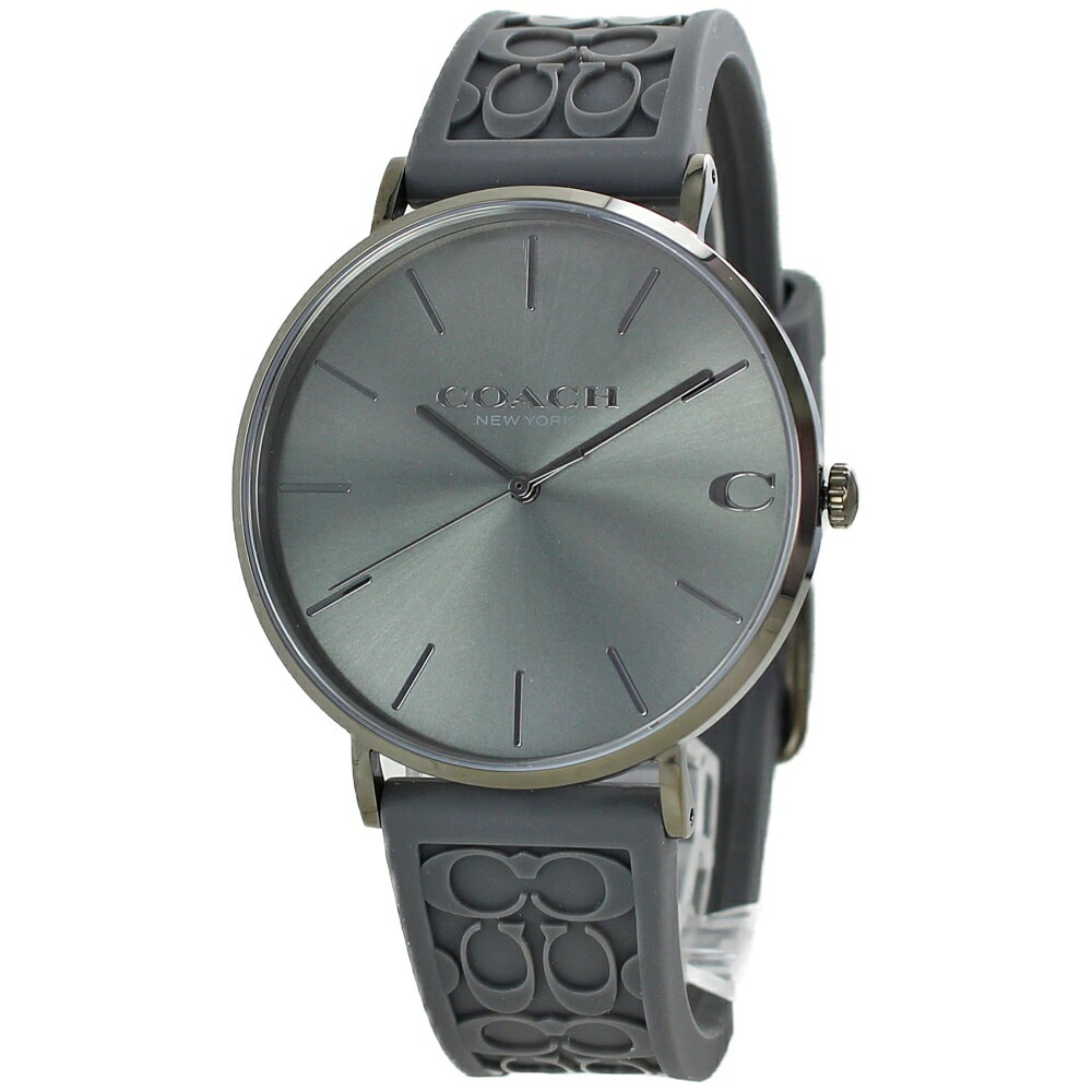 コーチ 腕時計 手表 ラバーベルト メンズ レディース ユニセックス 男性 女性 誕生日プレゼント チャールズ シグネチャー柄 夫 妻 旦那 嫁 彼氏 彼女 プレゼント ギフト 記念日 ポイント消化