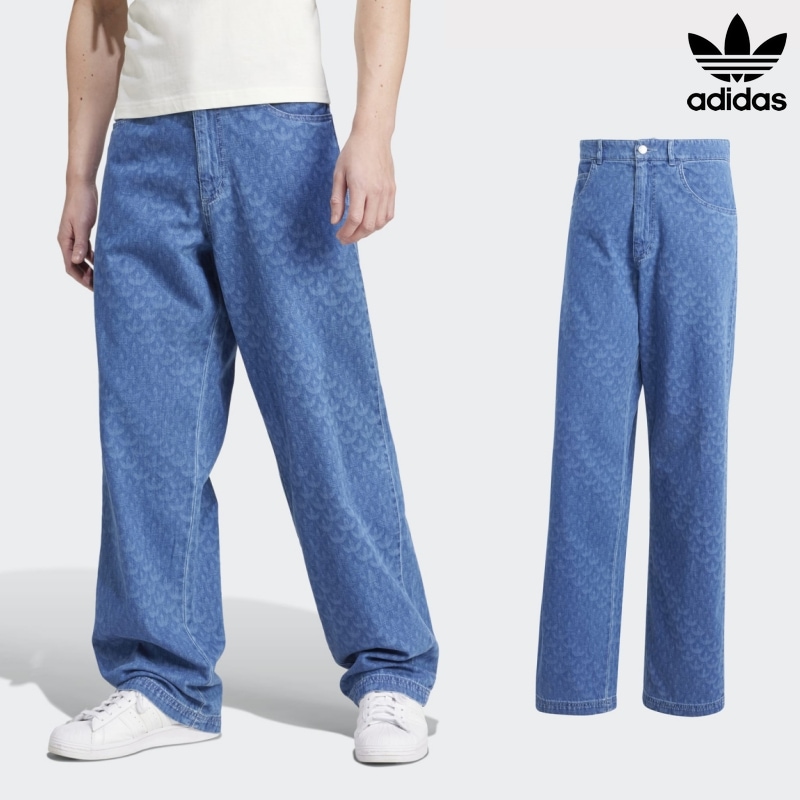 [ADIDAS] アディダス デニム モノグラム パンツ ライトデニム / MONO PANTS LIGHT DENIM 11,607円