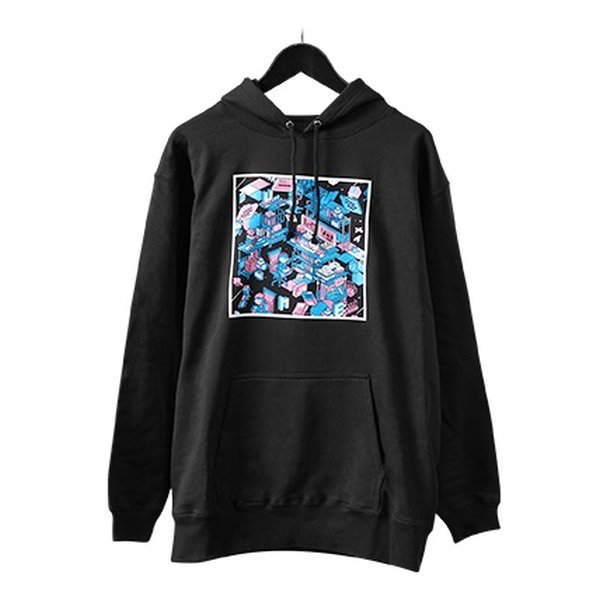 アーティストコラボパーカー ブルー/フリーサイズ BAP-002-BU