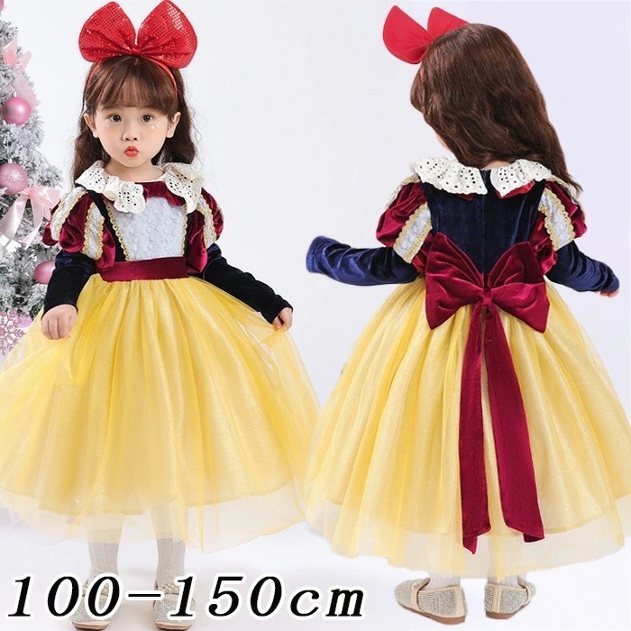 ドレス 子供 ワンピース キッズ 雪お姫様 コスプレ 女子 プリンセス ドレス キッズ 子供ドレス 赤 コスチューム お姫様 ハロウィン プリンセス 子供ドレス クリスマス 変装 衣装 仮装 子供