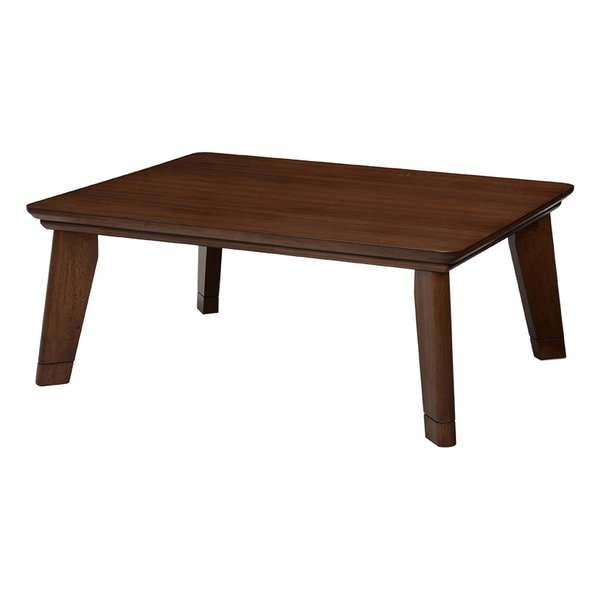 リビングこたつテーブル 本体 長方形/幅105cm ブラウン リノCF105BR