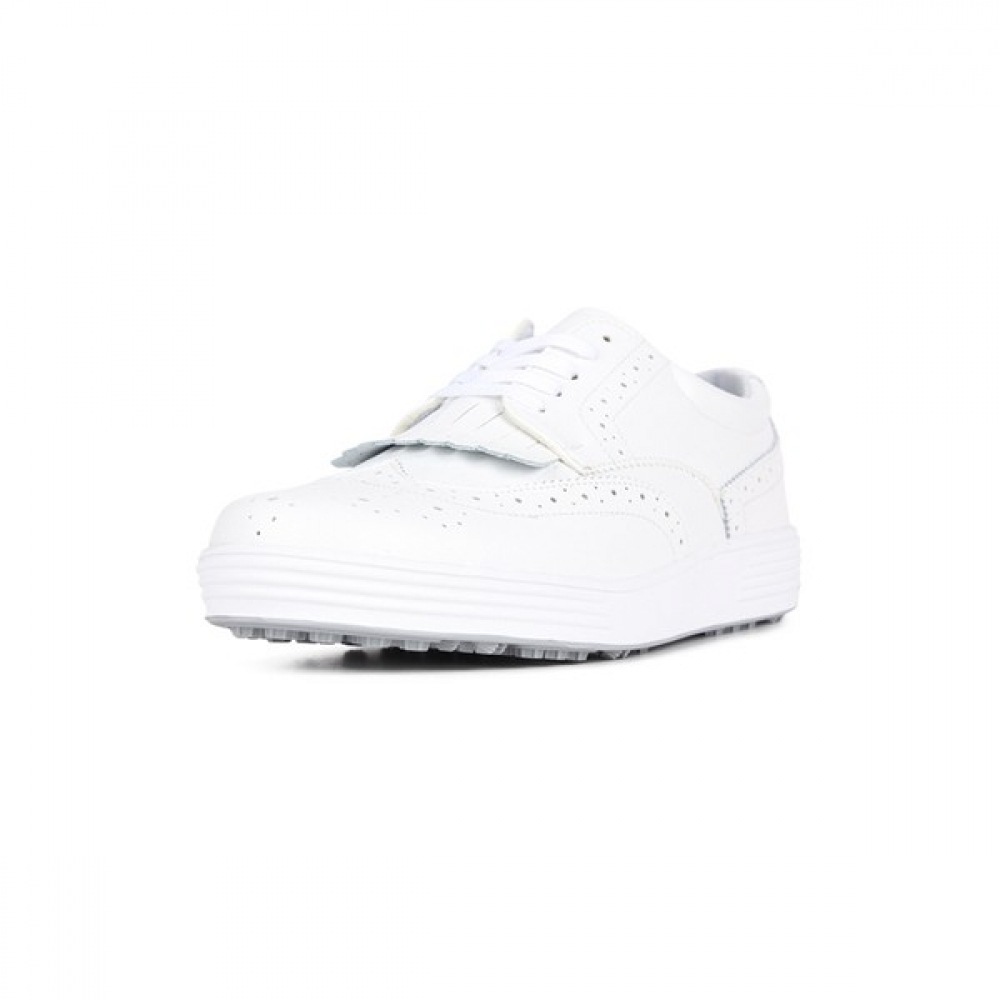 (ラックスゴルフ) スパイクレスレザーハンドメイドゴルフシューズ NQ118