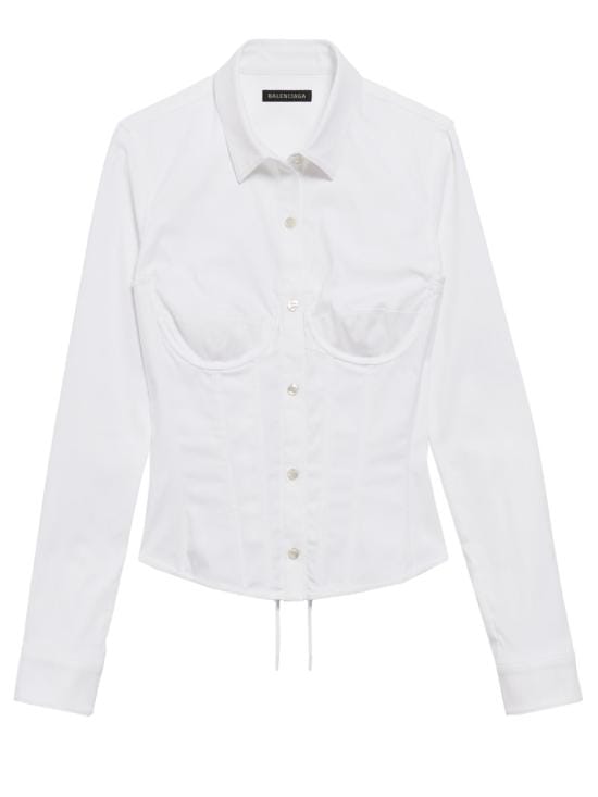 BALENCIAGA Women Shirts 850782 TSM199000 WHITE