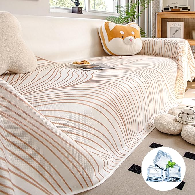 多用途カバー 夏用 冷房 3人掛けソファーカバー ひんやり肌触り クール素材 肘掛け付き 肘掛けなし 柔らかい 汚れ防止 防塵 キズ防止 ソファーカバー 滑り止め 犬猫対策 大きいサイズ おしゃれ 四