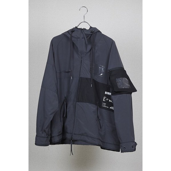 HUMIS　ヒューミス　ケミカルラグランスリーブブルゾン　ブラック　Mサイズ