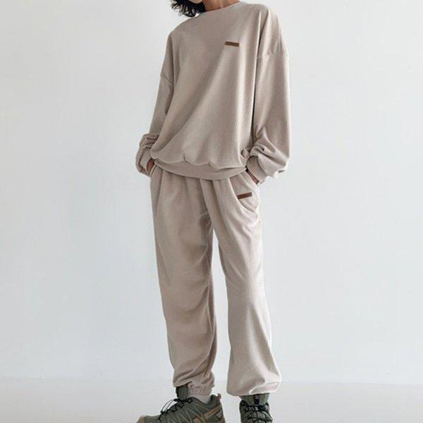 Hスタイル(PS)ふわふわセット 女性 ふわふわ起毛 トレーニングウェアセット スウェットセット ホームウェア 上下セット