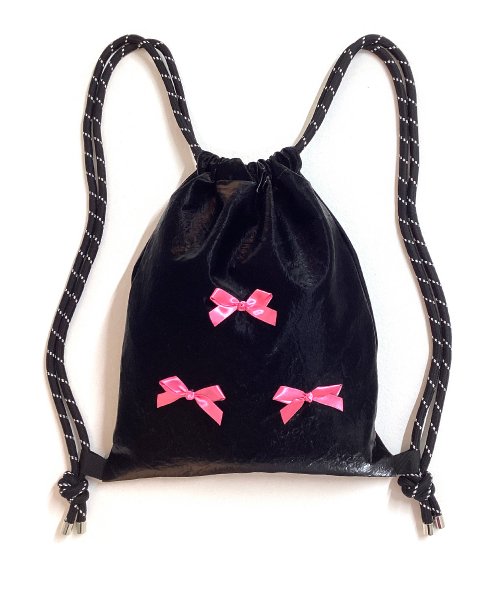Ribbon Gym Sack [Pink]
