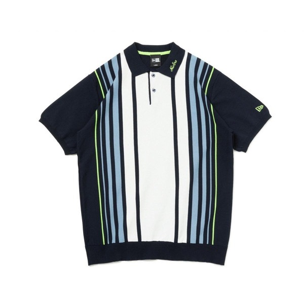 ニューエラ（NEW ERA） ゴルフ 半袖 ニット ポロシャツ Knit Polo ネイビー 14109061