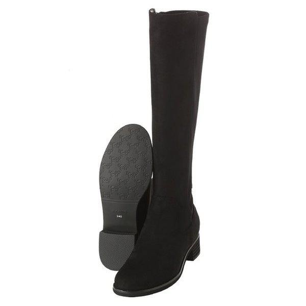 国民クッションUPスエードバックスパン女性ロングブーツLCWL02U34CXI_GN