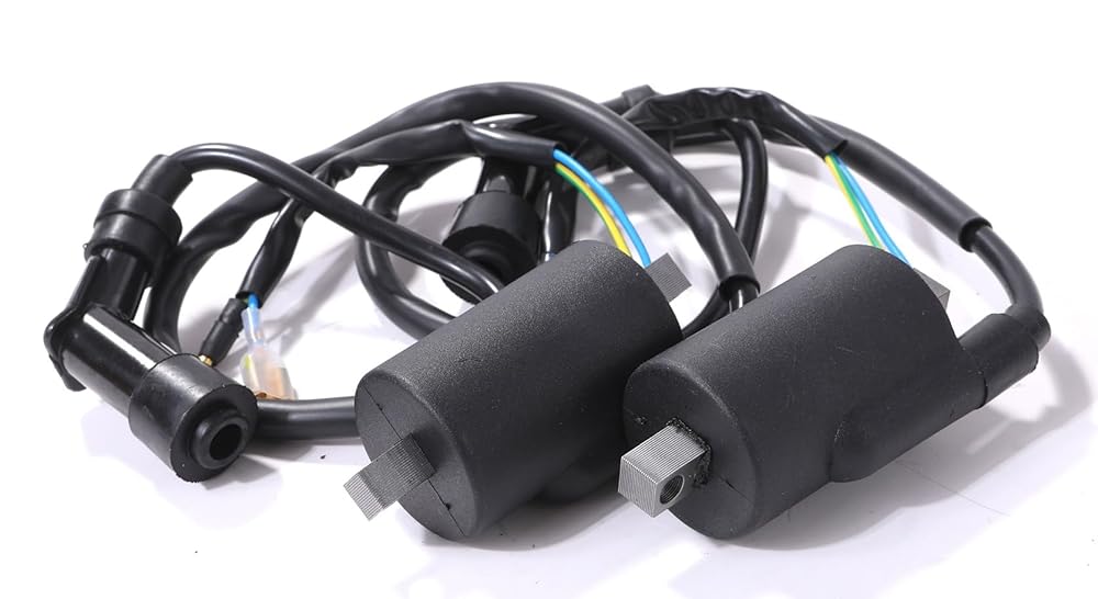 イグニッション コイル 2個セット バッテリー点火 2ポイント車用 CB450 CB500T カスタム 交換 パーツ 汎用 社外品