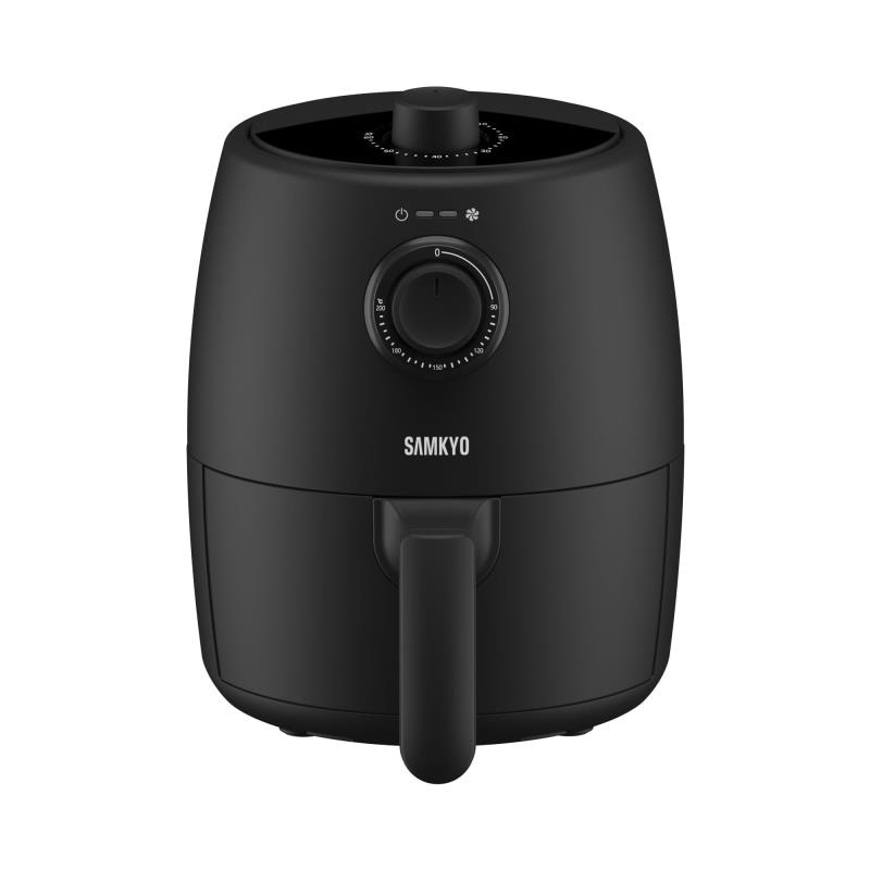 ノンフライヤー エアフライヤー 一人暮らし 1~2人用 2L コンパクト ノンフライヤー機 油なし ヘルシー フライヤー SAMKYO F20 ブラック