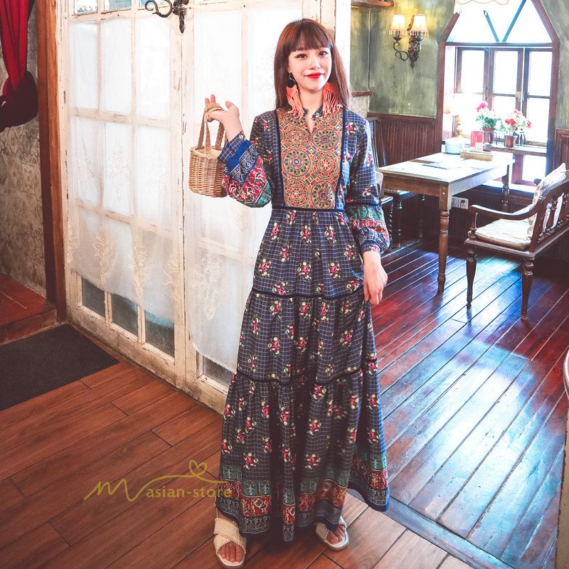 マキシワンピース レディース ワンピース ドレス マキシ丈ワンピース 通勤 結婚式 夏服 体型カバー