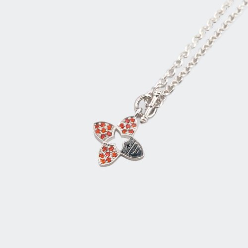 【SCUDO】 clover flower necklace [stone] 正規品