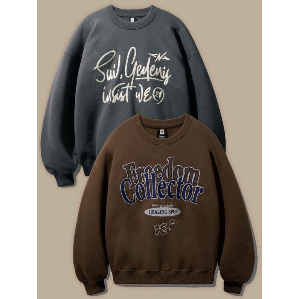 TWN ウェギング + ジェネシススウェットシャツ 4 タイプ (JYMT3581+HHMT3690)