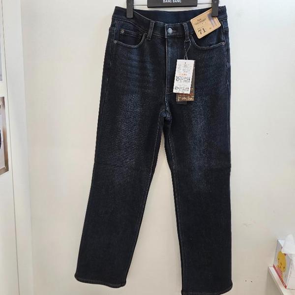 BANG BANG HC19 女性 冬 ストレートフィット インバンド ミンク 起毛 スパンデックス ジーンズ NQL (S42596294)