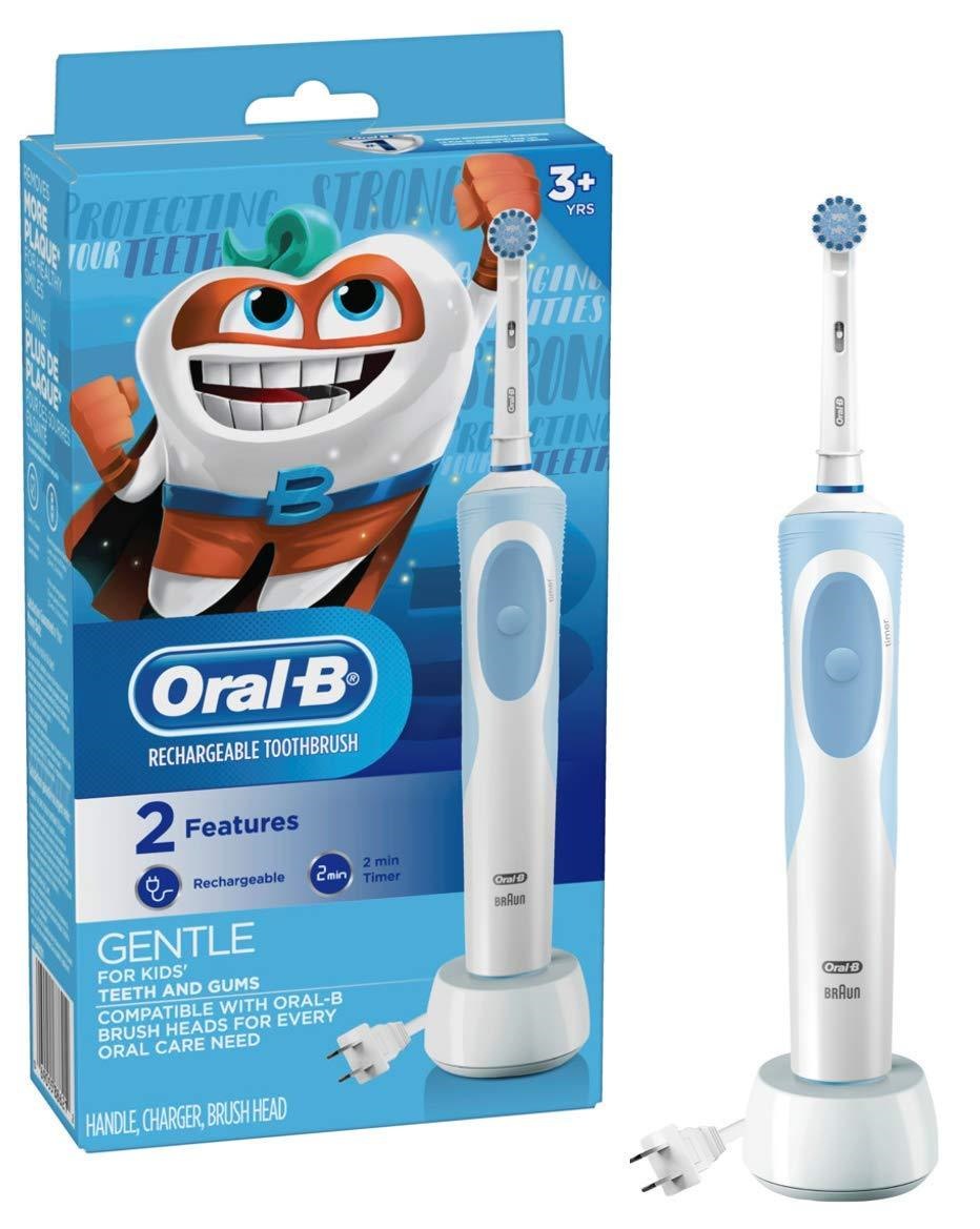 Oral-B Kids Electric Toothbrush With Sensitive Bru