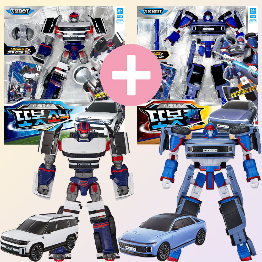 ニュートボット ソニック ケン サンタフェ グレンジャー 現代自動車 変身ロボット おもちゃ