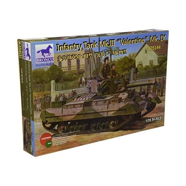Bronco Models CB35144Model Kit Infantry Tank Mk. III Valentine Mk. IX 並行輸入品