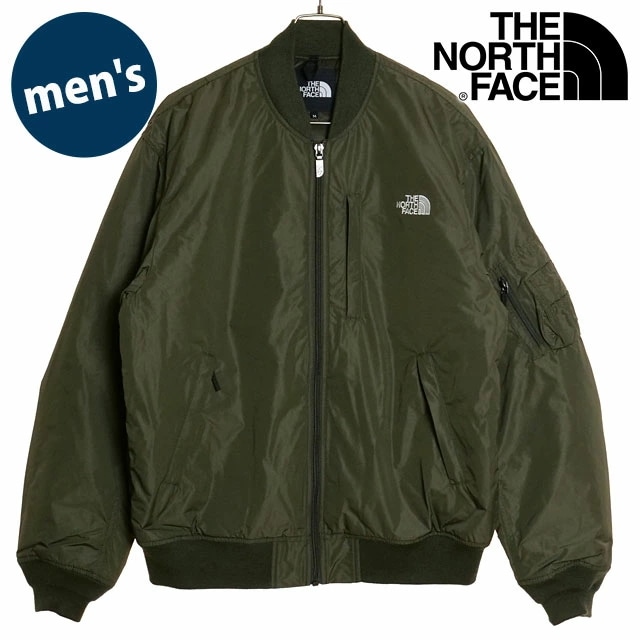インサレーションボンバージャケット [NY82452-NT] Insulation Bomber Jacket メンズ TNF アウトドア アウター MA-1ジャケット 中綿 撥水 ニュートープ