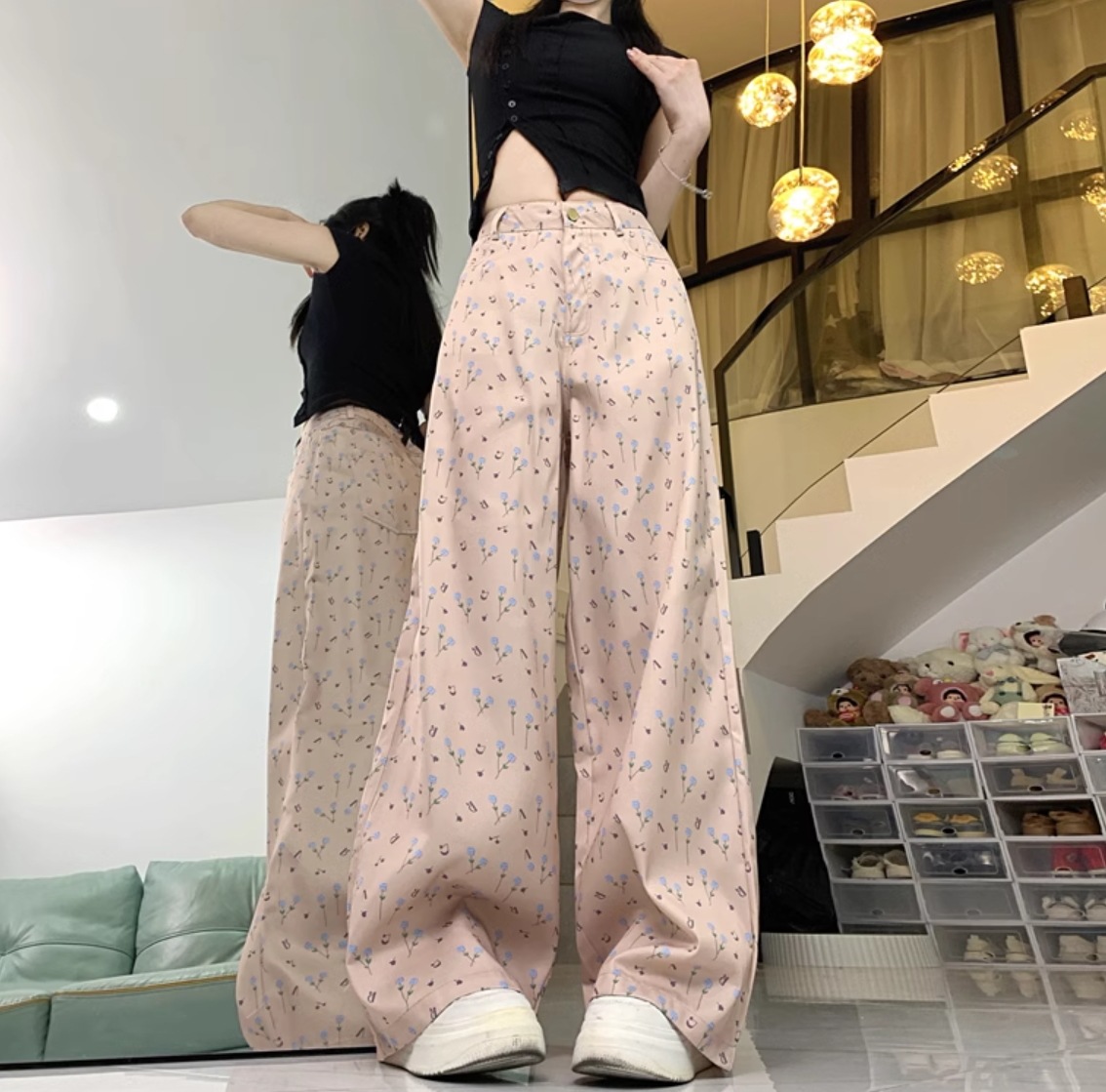 パンツ ボトムス レディース ストレートパンツ ロングパンツ ワイドパンツ 丈長 フルレングス ワイド かわいい 大人可愛い きれいめ シンプル カジュアル おしゃれ かっこいい こなれ感 ラフ