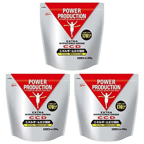 グリコ 【3個セット】パワープロダクション CCDドリンク大袋　粉末 900g 6,419円