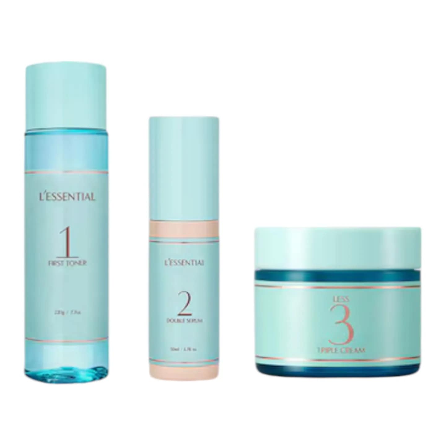 レ センシャル アズレン トナー 220ml+ダブルセラム 50ml+クリーム 50ml