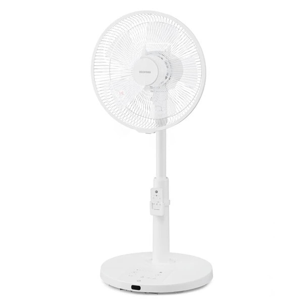 LFD-307LE-W ホワイト リビング扇風機 (DCモーター搭載/リモコン付き)