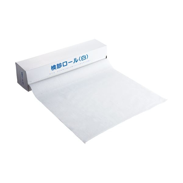 カネモ商事 検診ロール370mm36m ミシン目あり 白 KR-001 1セット（600シート：120シート5本） 6,563円