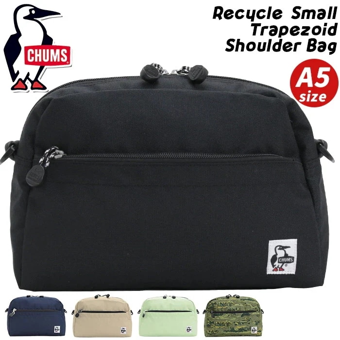 ショルダーバッグ バッグ レディース メンズ コンパクト A5 6L 学生 紺 旅行 お出掛け Recycle Small Trapezoid Shoulder Bag CH60-3963
