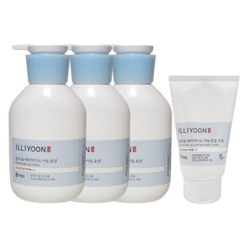 セラミドアト4点構成セット (ローション 350mL x 3ea + クリーム 200mL)