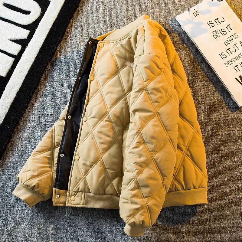 人气日系 メンズファッション リンジ アウター 綿服 レトロ 厚手 ジャケット 野球服 カジュアル 暖かい 中綿コート