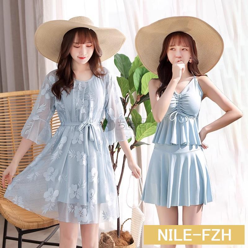 ぽっちゃり 水着 大きいサイズ レディース 水着 3点セット 水着セット 体型カバー 痩せる ビキニ 温泉 大人 水着 新作