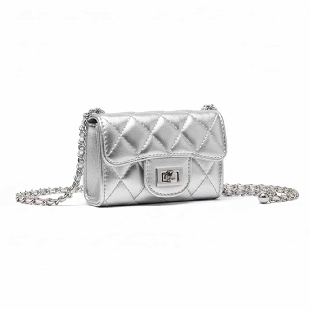 샤체인 미니 퀼팅 스퀘어 체인백 벨트 크로스백