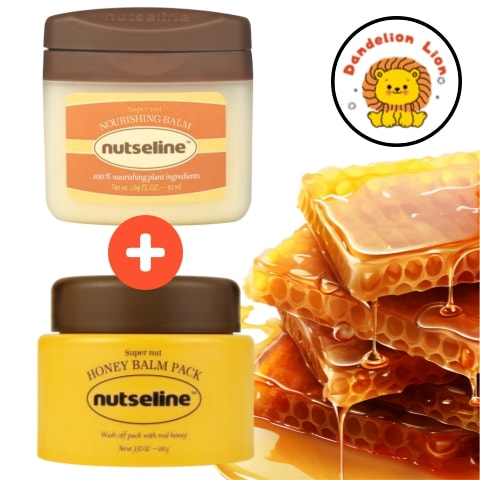 【ナリシング バーム 50ml+蜂蜜たっぷりハニーバームパック100g】乾燥肌保湿ケア/ヴィーガン認証/敏感肌対応/肌バリア強化/冬の必須韓国コスメ