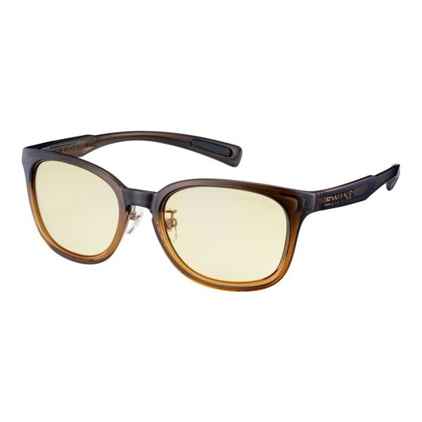 スワンズ マルチスポーツ PW-0121 CBR Df.pathway 夜間使用可能モデル クリアブラウンハーフ×クリアブラウン サングラス メーカー直送