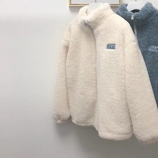 【取寄：納期2週間】ブルゾン レディース ショート丈 もこもこ ボアジャケット レディース ゆったり 体型カバー ボアブルゾン ボアジャケット レディース おしゃれ 体型カバー ブルゾン レディース