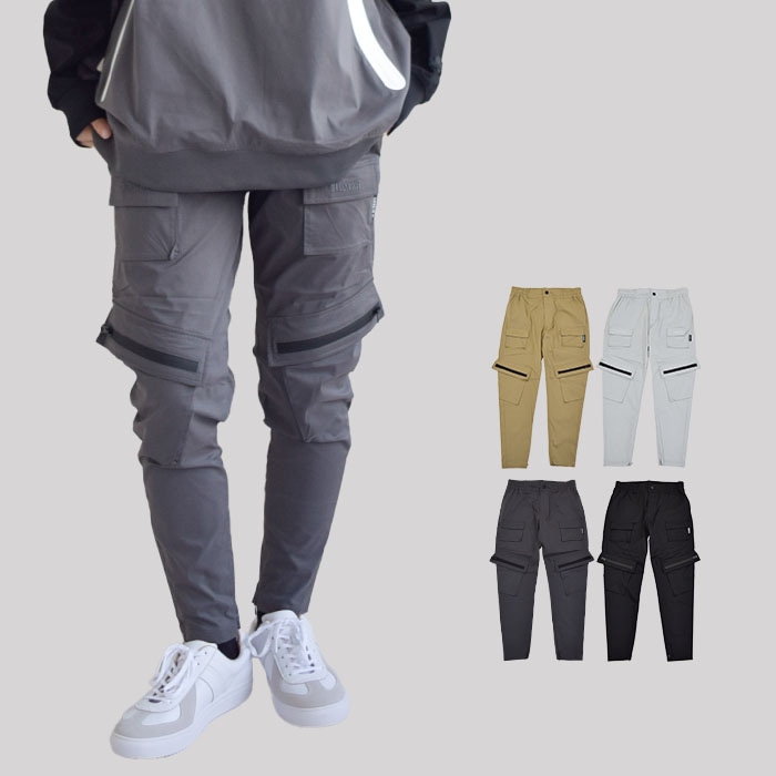 【2025春夏新作】ラグジュ ゴルフ LUXE/R パンツ ボトムス ストレッチ 撥水 はっ水 布帛 カーゴパンツ ジョガーパンツ ロング メンズ レディース ユニセックス スポーツ 45939