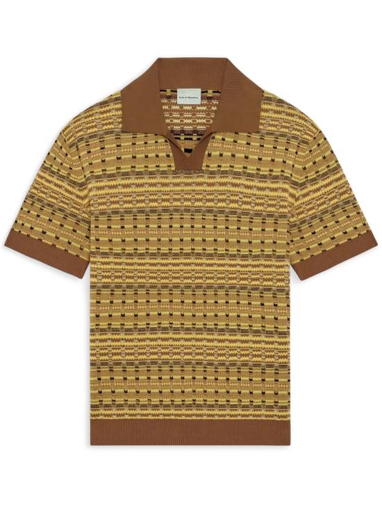 DROLE DE MONSIEUR Men Polo Shirts KPO207CO209 YL Yellow
