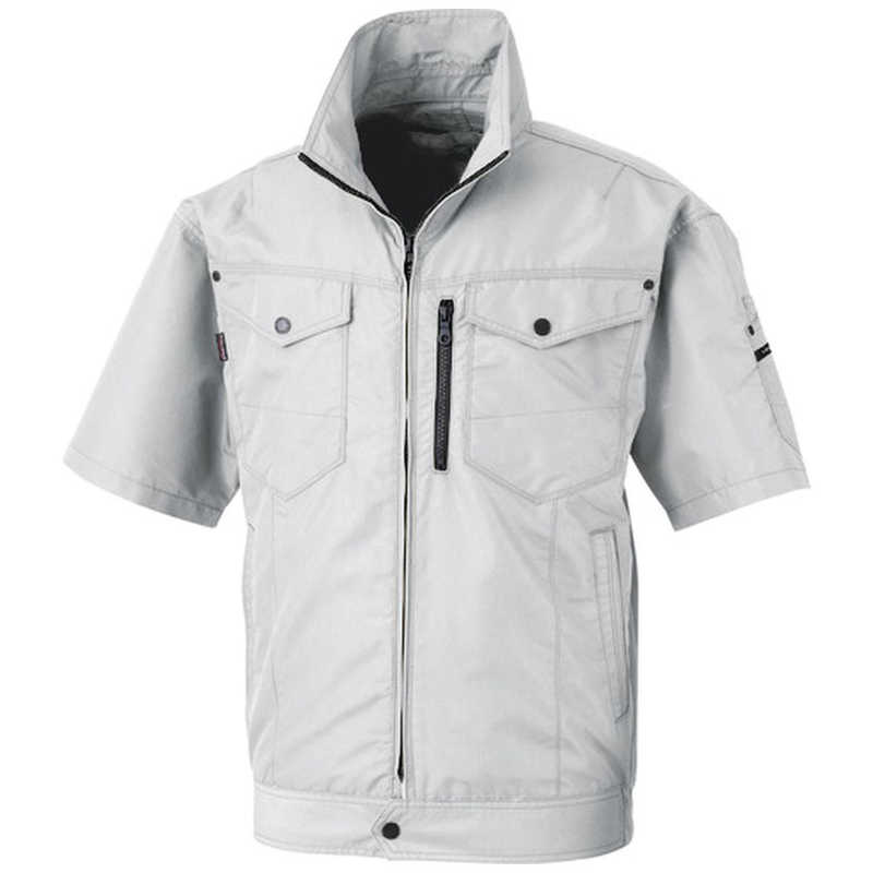 ビッグボーン商事　bigborn(ビッグボーン) 空調風神服 半袖ジャケット [シルバー/Mサイズ]　BK6078S-6 M